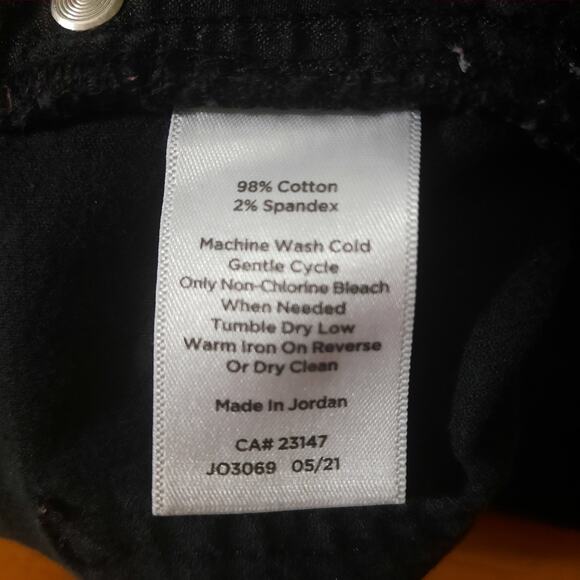 Talbots Womens Straight Leg Stretch Black Corduroy Pants Size 6 - Picture 6 of 7